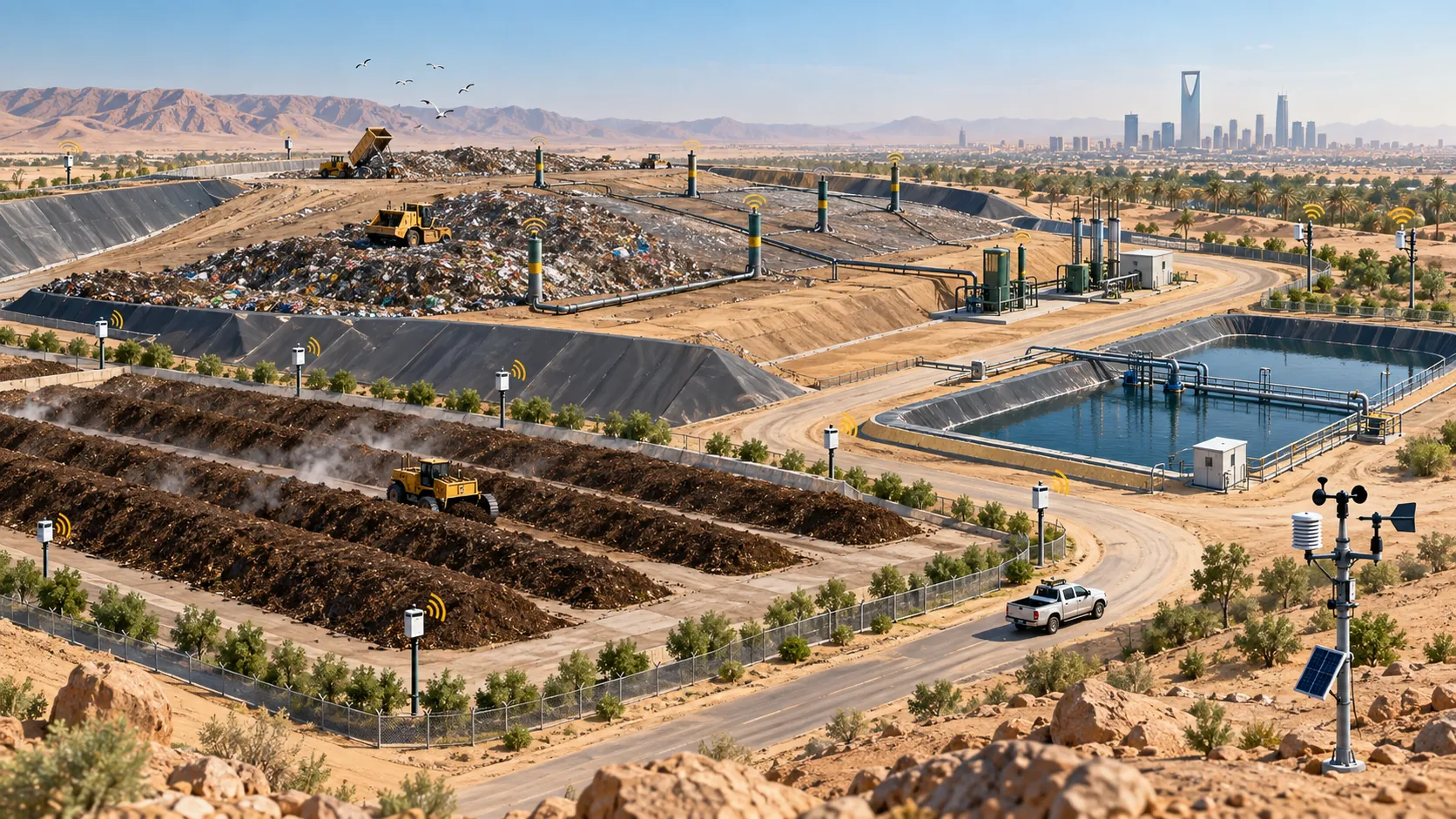 Landfill and compost odour monitoring strategy in Saudi Arabia