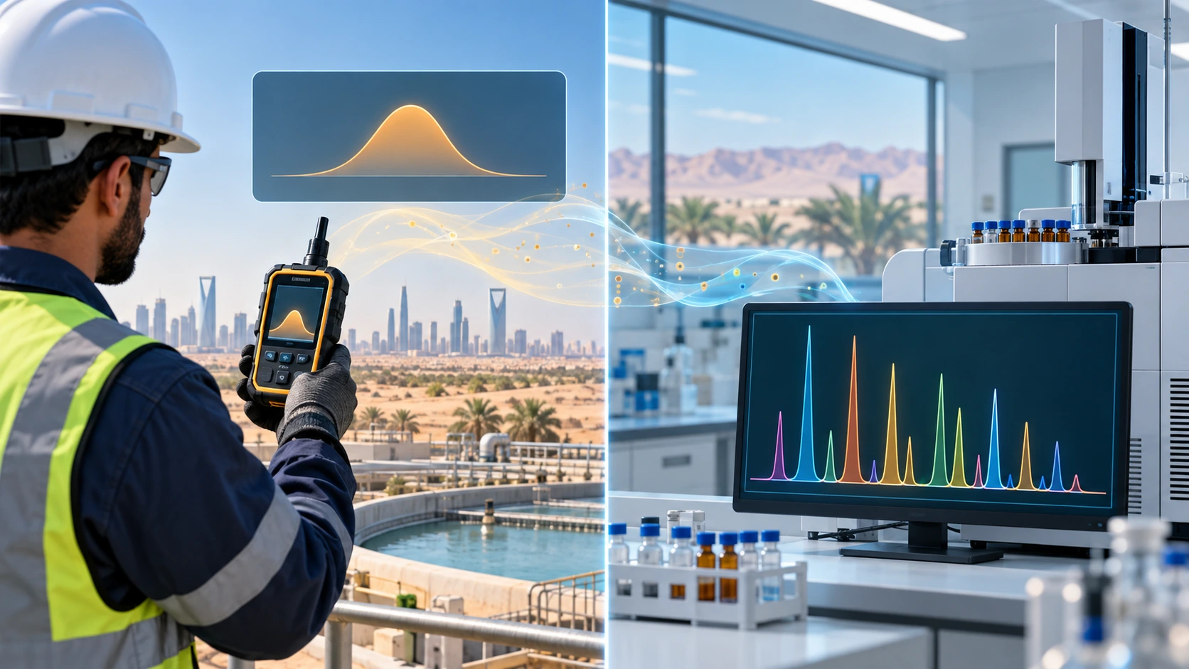 Total VOC trend compared with VOC speciation results in Saudi Arabia